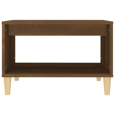 vidaXL Konferenčný stolík hnedý dub 60x50x40 cm spracované drevo