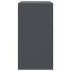 vidaXL Komoda antracitová 67x39x73 cm oceľová