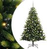 vidaXL Umel&yacute; vianočn&yacute; stromček s kĺbmi 150 LED Zelen&aacute; 150 cm PVC a PE