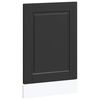vidaXL Panel um&yacute;vačky riadu Porto čierna 45x1,5x57 cm kompozitn&eacute; drevo