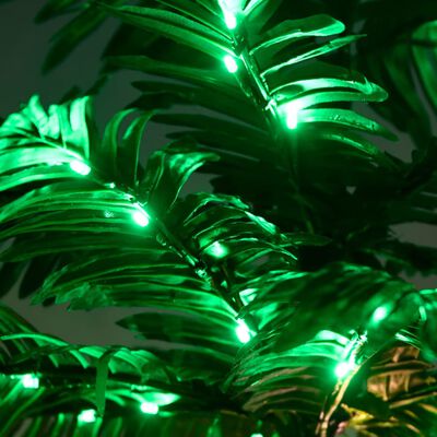 vidaXL LED strom s dizajnom palmy 192 teplých bielych LED 300 cm