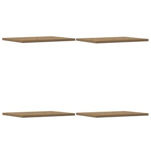 vidaXL Pr&iacute;davn&eacute; police 4 ks, dub artisan 40x30x1,5 cm, drevotrieska