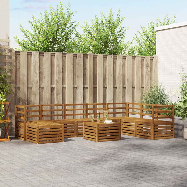 vidaXL S&uacute;pravy pohoviek Pr&iacute;rodn&aacute; Pevn&eacute; ak&aacute;ciov&eacute; drevo