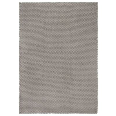 VidaXL Koberec obdĺžnikový sivý 80x160 cm bavlna