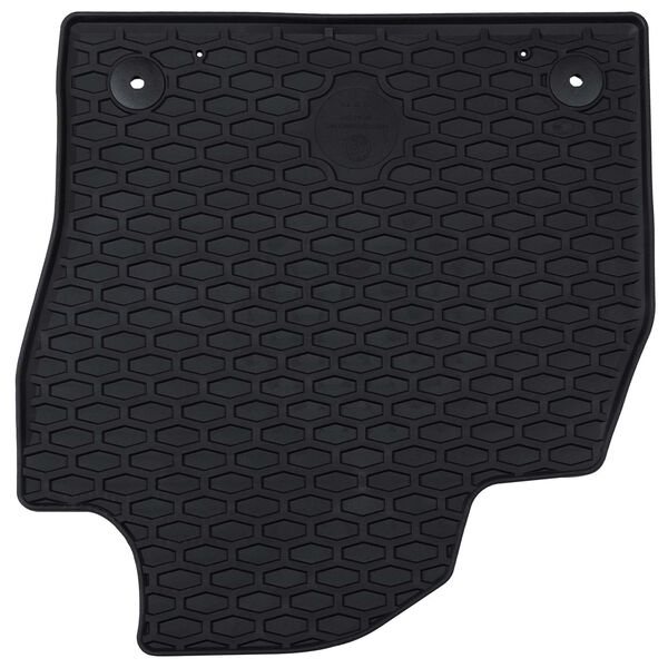 vidaXL Autokoberec 4 pcs Čierna VW POLO , TAIGO Guma