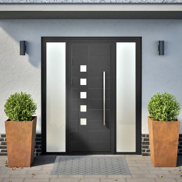 vidaXL Záhradné kvetináče 2 ksOceľ odolná voči poveternostným vplyvom