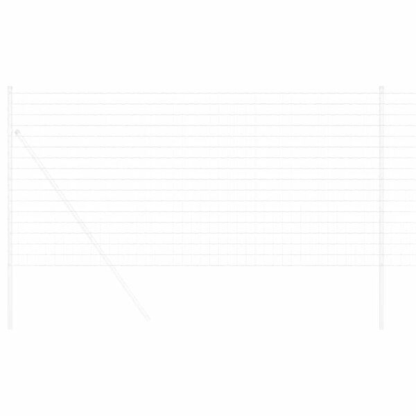 vidaXL Euro plot Strieborná 1 x 25 m