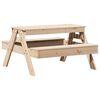 vidaXL Piknikov&yacute; st&ocirc;l pre deti 88x97x52 cm borovicov&yacute; mas&iacute;v