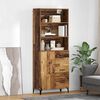 vidaXL Highboard Star&eacute; drevo 69,5 x 34 x 180 cm Kompozitn&eacute; drevo