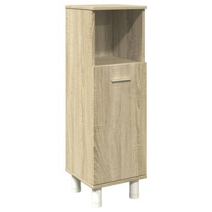 vidaXL Skrinka do k&uacute;peľne dub sonoma 30,5x30x95 cm kompozitn&eacute; drevo