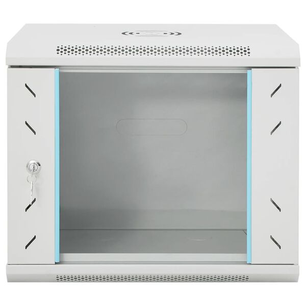 vidaXL 6U N&aacute;stenn&aacute; serverov&aacute; skriňa 19" IP20 53x40x45 cm