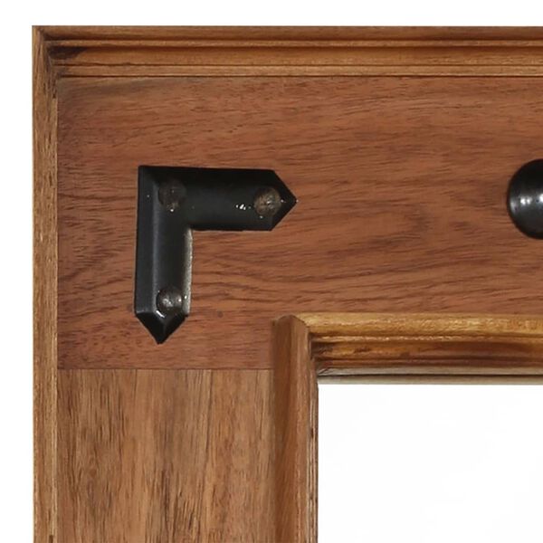 vidaXL Zrkadlo z masívneho akáciového dreva 50x80 cm