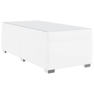 vidaXL R&aacute;m postele s matracmi Biela 100 x 200 cm l&aacute;tka