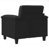vidaXL Kreslo čierne 60 cm mikrovl&aacute;knov&aacute; l&aacute;tka