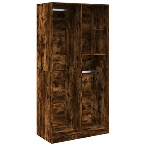 vidaXL &Scaron;atn&iacute;k dymov&yacute; dub 100x50x200 cm spracovan&eacute; drevo