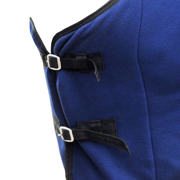 Fleecová pokrývka s popruhmi, 105 cm, modrá