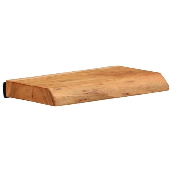 vidaXL Nástenné police 2 ks 30x20x3,5 cm, akáciový masív