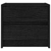vidaXL Nočn&yacute; stol&iacute;k čierny 40x30,5x35,5 cm borovicov&yacute; mas&iacute;v