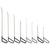 vidaXL 8-dielna sada h&aacute;kov&yacute;ch tyč&iacute; na preliačiny nehrdzavej&uacute;ca oceľ