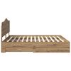 vidaXL R&aacute;m postele Remeseln&yacute; dub 180 x 200 cm Kompozitn&eacute; drevo