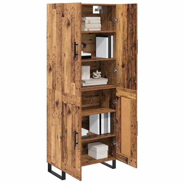 vidaXL Highboard 2 pcs Star&eacute; drevo 69,5 x 34 x 180 cm