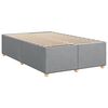 vidaXL Boxspring posteľ s matracom bledosiv&aacute; 120x200 cm l&aacute;tka