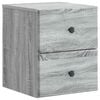 vidaXL N&aacute;stenn&aacute; nočn&aacute; skrinka N&aacute;stenn&yacute; Siv&aacute; sonoma 34,5 x 33 x 40 cm