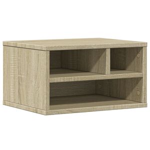 vidaXL Stojan na tlačiareň dub sonoma 40x32x22,5 cm kompozitn&eacute; drevo