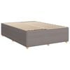 vidaXL Posteľn&yacute; r&aacute;m boxspring s matracom sivohned 140x200 cm l&aacute;tka