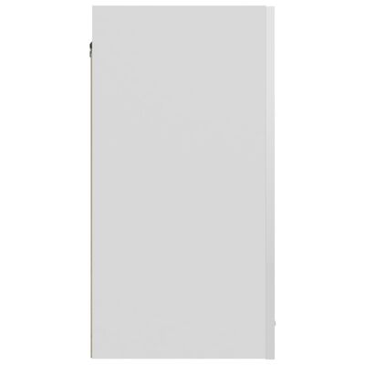 vidaXL Závesná skrinka, lesklá biela 60x31x60 cm, kompozitné drevo