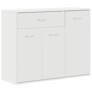 vidaXL Komoda, biela 88x30x70 cm, kompozitn&eacute; drevo