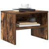 vidaXL Nočn&yacute; stol&iacute;k dymov&yacute; dub 40x30x30 cm spracovan&eacute; drevo