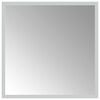 vidaXL Zrkadlo do k&uacute;peľne s LED Priehľadn&aacute; 40 x 40 cm tvrden&eacute; sklo