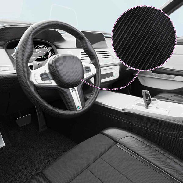 vidaXL F&oacute;lia na automobily 2 ks 4D čierna 100x150 cm+50x150 cm