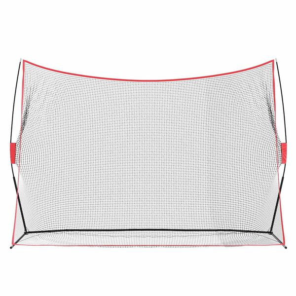 vidaXL Pom&ocirc;cka na tr&eacute;ning golfu Čierna 314 x 92 x 214 cm Polyester