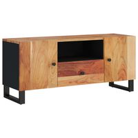 vidaXL TV skrinka 105x33,5x46 cm masívna akácia a spracované drevo