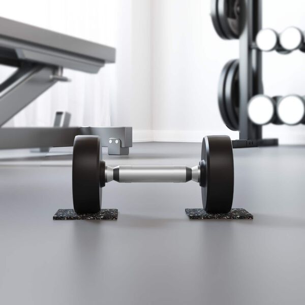 vidaXL Gumen&aacute; valec Čierna Guma