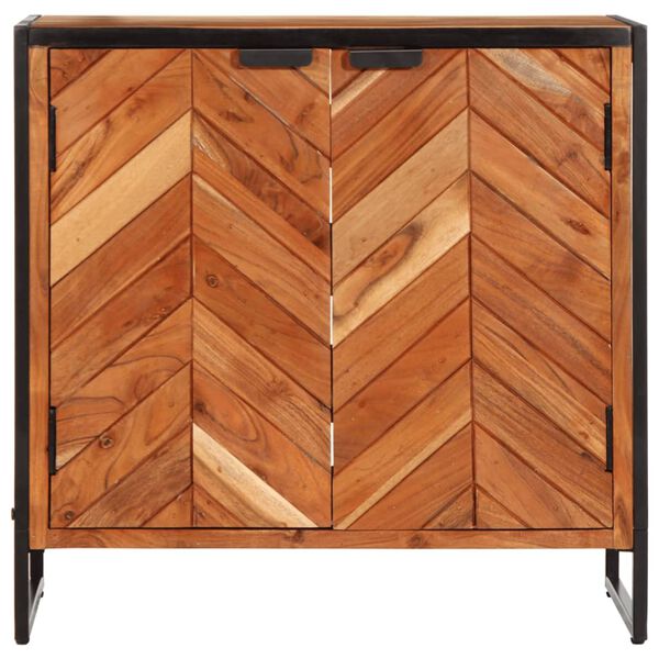 vidaXL Skrinka na top&aacute;nky 67x38x65 cm mas&iacute;vne ak&aacute;ciov&eacute; drevo