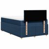vidaXL Boxspring posteľ s matracom modr&aacute; 120x200 cm l&aacute;tka
