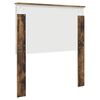 vidaXL Zadné čelo s čelnou doskou Dymová dub 75 cm Kompozitné drevo