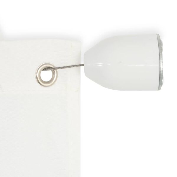 vidaXL Vertik&aacute;lna mark&iacute;za, oxfordsk&aacute; l&aacute;tka 140x240 cm, biela