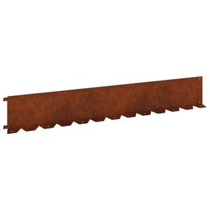 vidaXL Obrubn&iacute;k tr&aacute;vnika 30 ks 102 x 15 x 4 cm Oceľ Hrdzav&yacute;