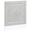 vidaXL Panel um&yacute;vačky riadu Porto bet&oacute;novo siv&eacute; 60x1,5x57 cm kompozitn&eacute; drevo