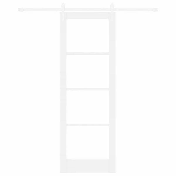 vidaXL Posuvn&eacute; dvere Biela 73,5 x 211 cm