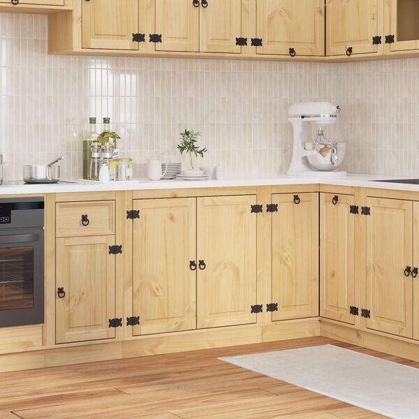 vidaXL Skrinkov&yacute; Med 80 x 46 x 81,5 cm Mas&iacute;vne borovicov&eacute; drevo