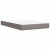 vidaXL Boxspring posteľ s matracom sivohned&aacute; 120x190 cm l&aacute;tka