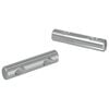 vidaXL Matica 2 pcs Zinkovan&yacute; 60 x 12 mm Železo