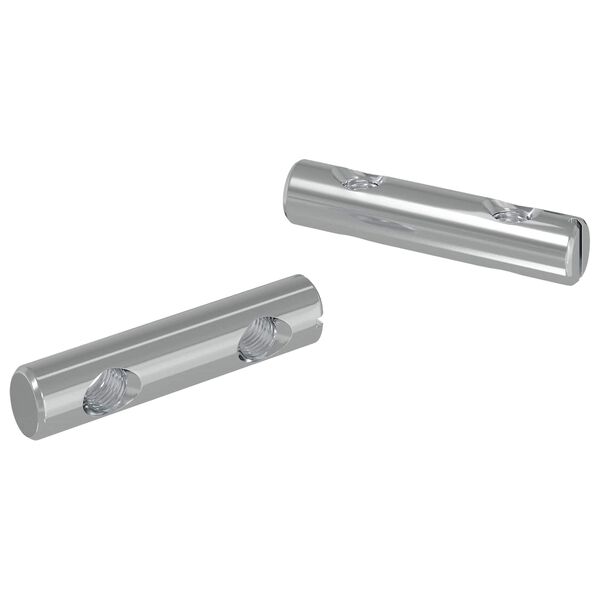vidaXL Matica 2 pcs Zinkovan&yacute; 60 x 12 mm Železo