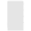 vidaXL Serv&iacute;rovacia skriňa Biela 40 x 41 x 75 cm Kompozitn&eacute; drevo