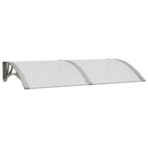 vidaXL Vchodov&aacute; strie&scaron;ka siv&aacute; 150x75 cm polykarbon&aacute;t